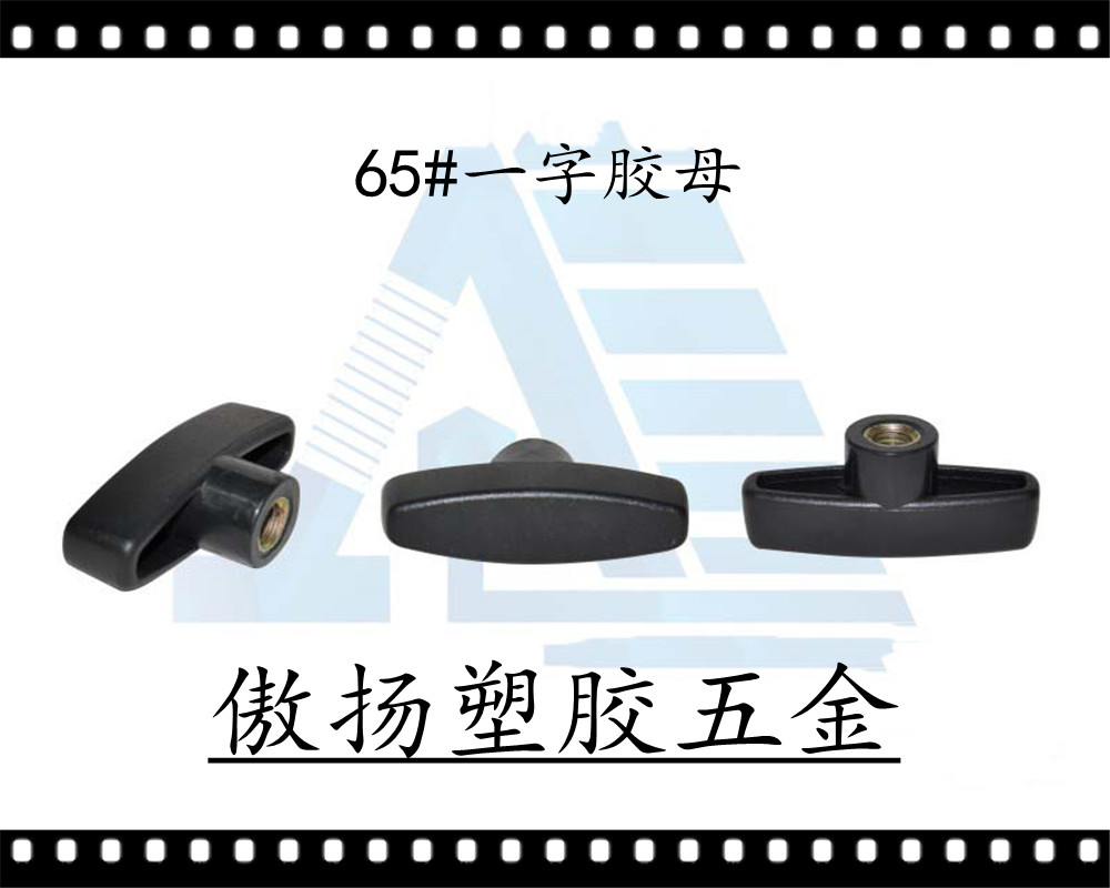 傲扬工程塑料胶头螺丝高强度螺丝组合螺丝图纸65#T形胶母